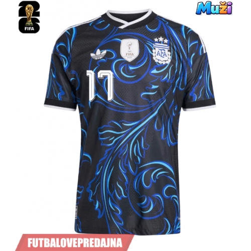 Lacne Muži Futbalové dres Argentína Giuliano Simeone #17 MS 2026 Krátky Rukáv - Preč